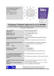 European Technical Approval No. ETA-06/0006