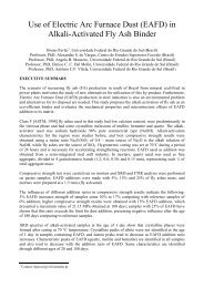 Use of Electric Arc Furnace Dust (EAFD) in Alkali-Activated ... - ISWA