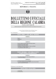 edizione straordinar - Consiglio regionale della Calabria