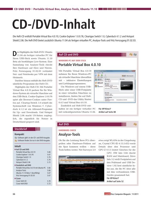 com! DVD Windows portable