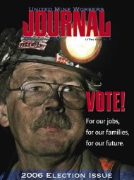 September - October - United Mine Workers of America