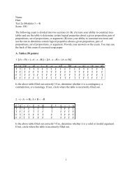 Name: Date: Test 2a (Modules 3 â§ 4) Score: 100 ... - David W. Agler