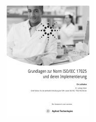 Grundlagen zur Norm ISO/IEC 17025 und deren Implementierung