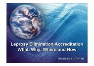 Leprosy Elimination Accreditation What, Why, Where and How ...