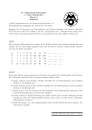 47. Mathematik-Olympiade 1. Stufe (Schulstufe) Klasse 5 Aufgaben ...