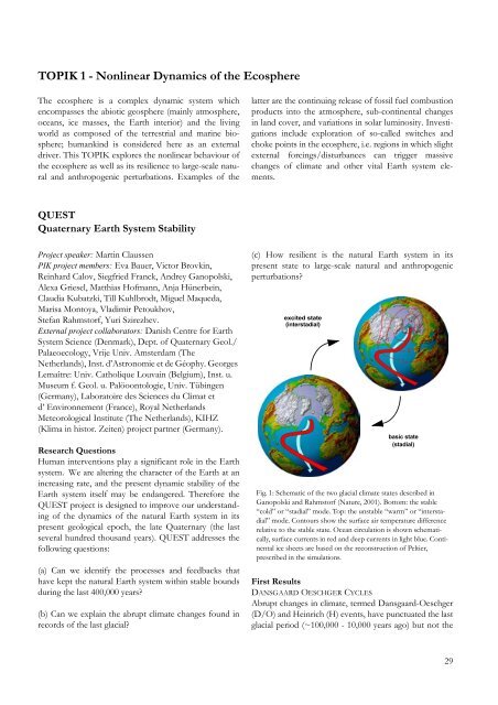 PIK Biennial Report 2000-2001 - Potsdam Institute for Climate ...