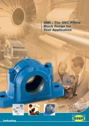 SNR : SNC Pillow Block Housings