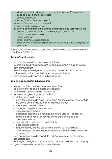 AssistÃªncia PrÃ©-natal: Manual tÃ©cnico - BVS MinistÃ©rio da SaÃºde