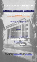 alerta bibliografico - Facultad de Derecho - Universidad de Buenos ...