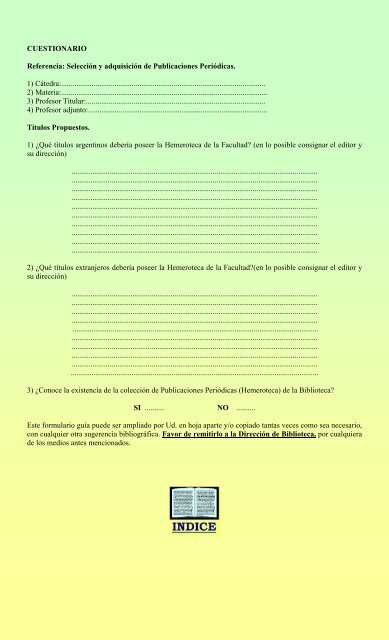 alerta bibliografico - Facultad de Derecho - Universidad de Buenos ...