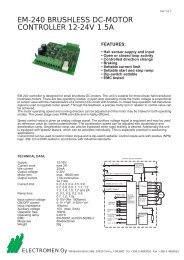 em-240 brushless dc-motor controller 12-24v 1.5a - Electromen
