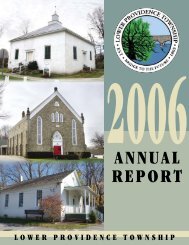 ANNUAL REPORT - Lower Providence Township