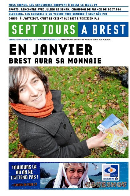 BREST AURA SA MONNAIE - Sept jours Ã  Brest