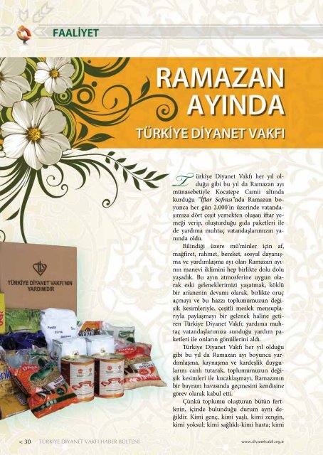 B - TÃ¼rkiye Diyanet VakfÄ±