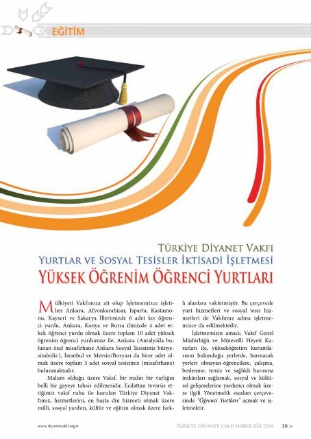 B - TÃ¼rkiye Diyanet VakfÄ±