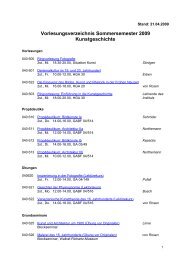 MA-Studium - Kunstgeschichtliches Institut - Ruhr-Universität Bochum