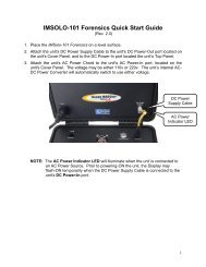 IMSOLO-101 Forensics Quick Start Guide - ICS-IQ.com