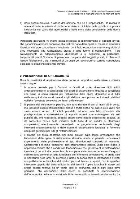 raccolta dei criteri ed indirizzi dell'autoritÃ  di bacino regionale in ...