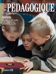 Vie pÃ©dagogique - MinistÃ¨re de l'Ãducation, du Loisir et du Sport ...