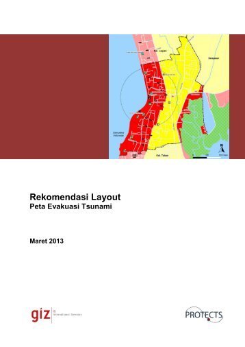 Rekomendasi Layout Peta Evakuasi Tsunami - GITEWS