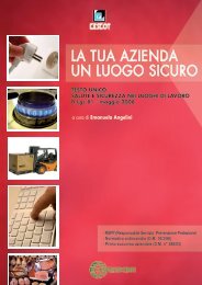 la tua azienda un luogo sicuro - Nuovo CESCOT Emilia Romagna