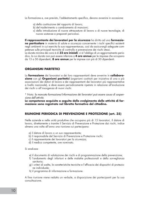 la tua azienda un luogo sicuro - Nuovo CESCOT Emilia Romagna