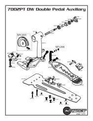 7002PT DW Double Pedal Auxiliary