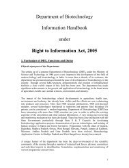 Information Handbook under Right to Information Act, 2005