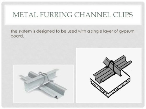 Metal Furring Channel Cli