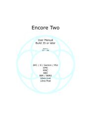 Encore Two User Manual - AMS Neve