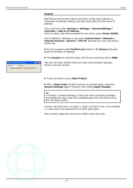 Encore Two User Manual - AMS Neve