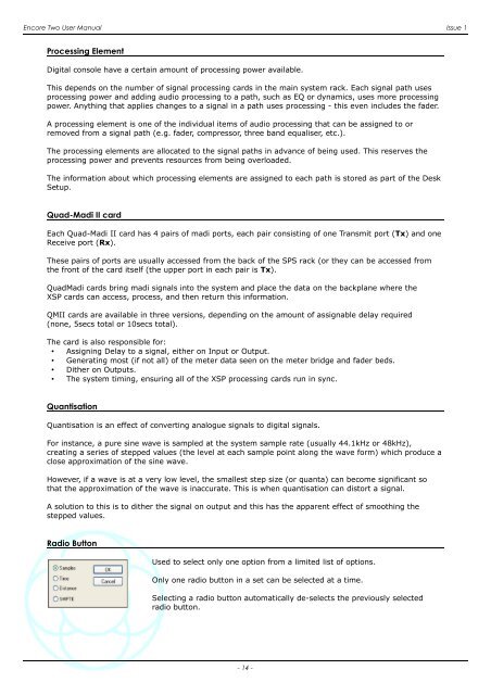 Encore Two User Manual - AMS Neve