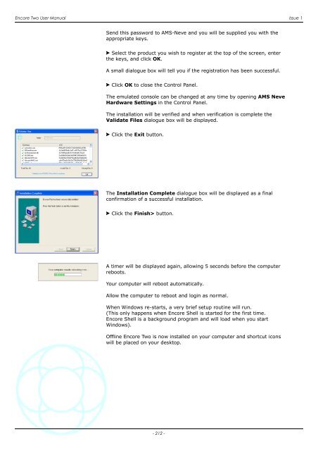 Encore Two User Manual - AMS Neve