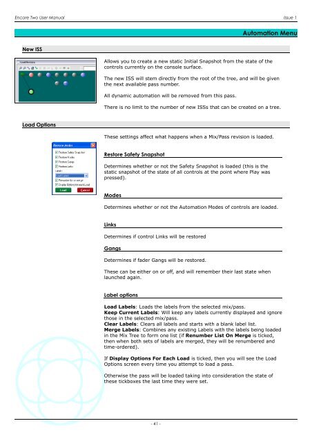 Encore Two User Manual - AMS Neve