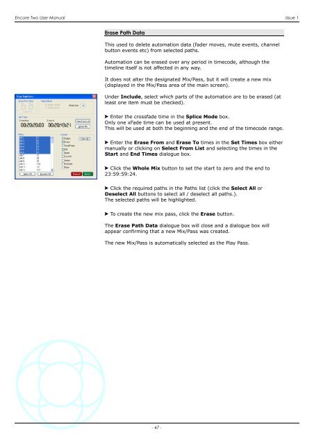 Encore Two User Manual - AMS Neve