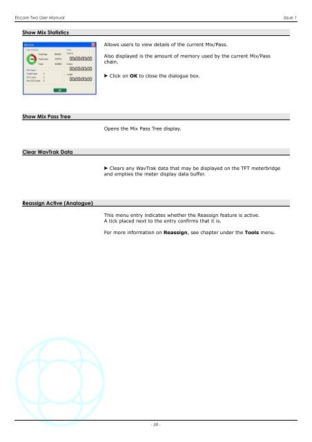 Encore Two User Manual - AMS Neve