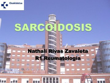 Sarcoidosis - EXTRANET - Hospital Universitario Cruces