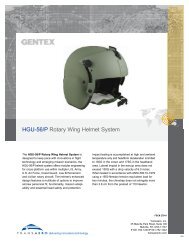 HGU-56/P Rotary Wing Helmet System - Transaero Inc.