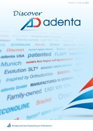 Product catalog 2013 - Adenta