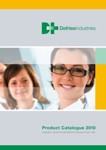 Product Catalogue 2010 - Defries Industries