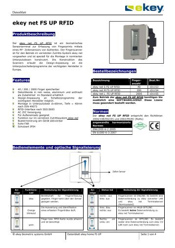 ekey net FS UP RFID