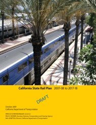 California State Rail Plan 2007-08 to 2017-18