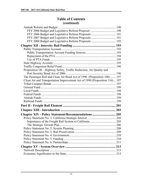 California State Rail Plan 2007-08 to 2017-18