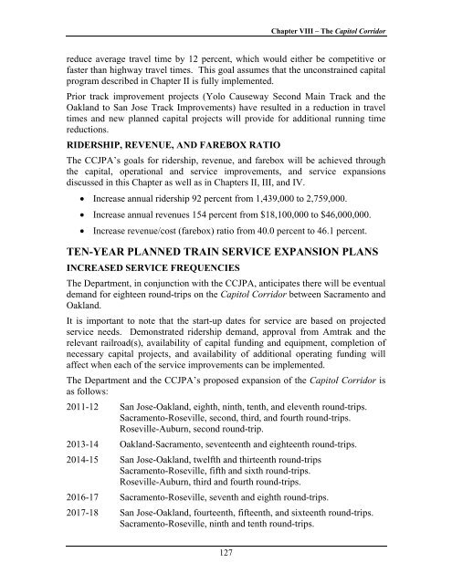 California State Rail Plan 2007-08 to 2017-18