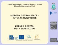 Metody optimalizace - Matematika pro inÅ¾enÃ½ry 21. stoletÃ­ - VysokÃ¡ ...