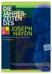 Die JAHreS- Zeiten DeS JoSePH HAYDn - Haydn Festival Eisenstadt