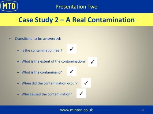 Oil Contamination Claims - General Insurance Association Of ...