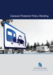 AmTrust Touring Caravan Insurance Policy Wording - MyInsurance