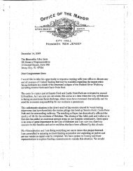 Letter from Mayor Zimmer to Congressman Sires re - Hoboken NJ