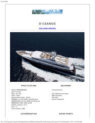 O'CEANOS - Paradise Yacht Charters